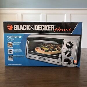 Black And Decker Countertop Toaster Oven  TRO480BS NEW